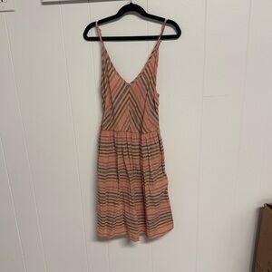 Self Contrast Striped Sundress